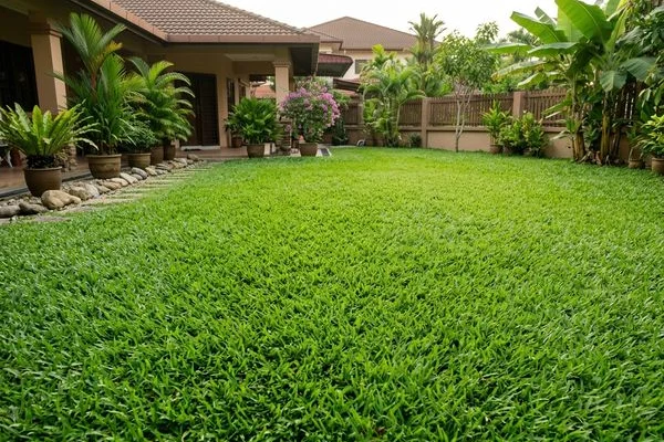 After: Dethatching & Aeration transformation
